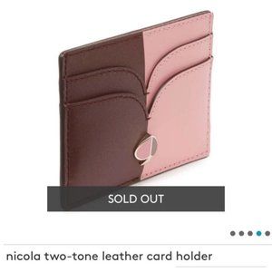 Kate Spade Bicolor Card Case NWT